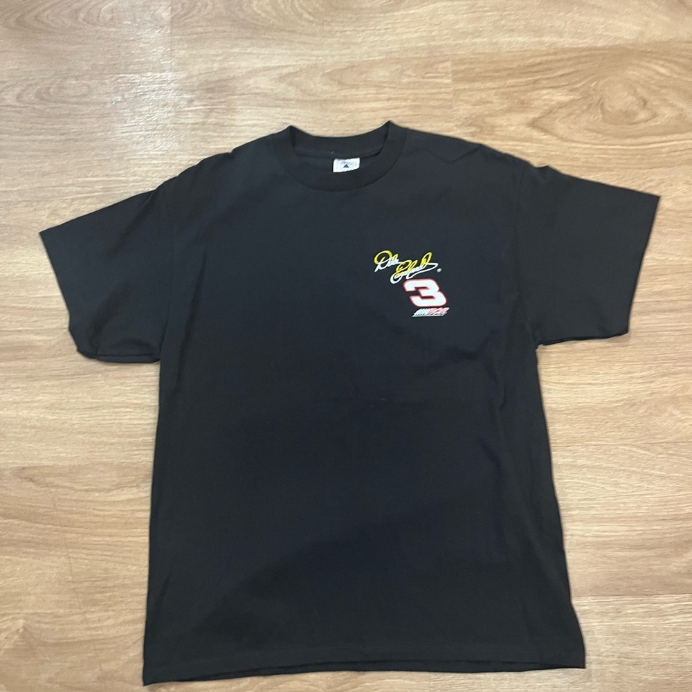 90s nascar dale earnheart Black Racing Graphic Tee